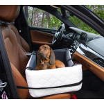 Autosedačka Golden dog Comfort Lux pre psa L 27 x 65 x 53 cm – biela